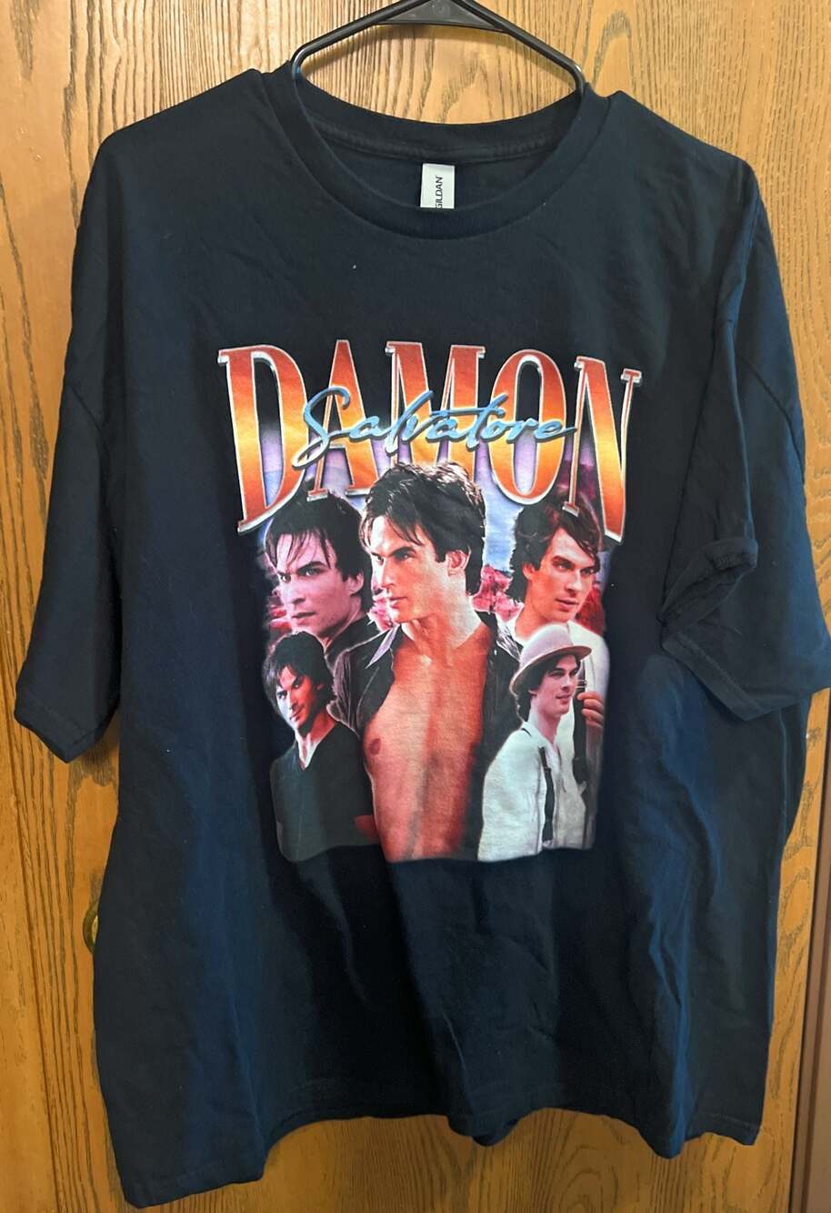 The Vampire Diaries Damon Salvatore Graphic Homage T-Shirt